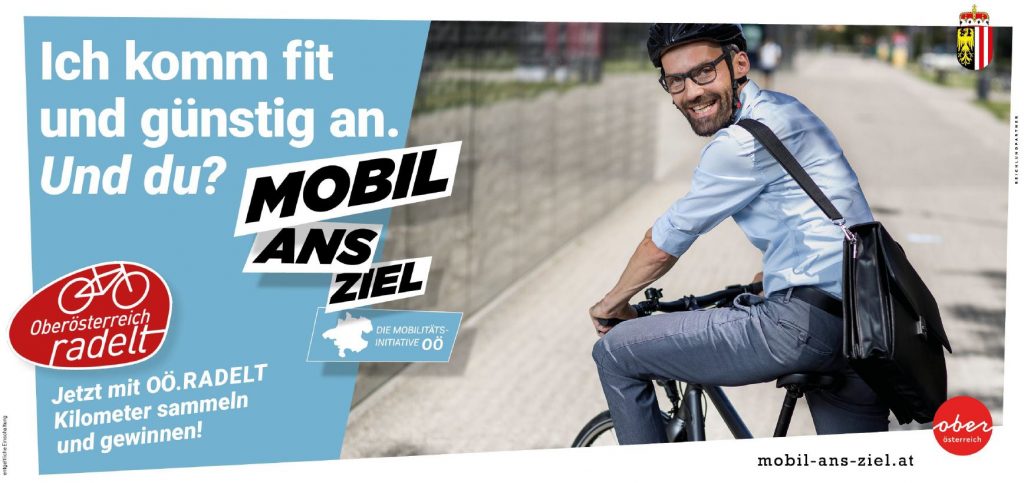 Auch aktive Mobilität wie das Radfahren steht im Fokus der Kampagne.
Foto: © MOBIL ANS ZIEL